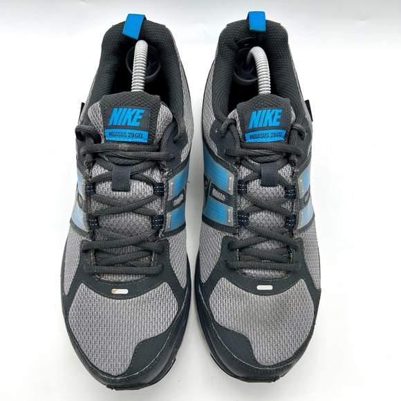 Nike Pegasus 29 GTX Womens Running Shoes Sz 11.5 Gray Blue Gore Tex 525033-004 - Picture 3 of 10